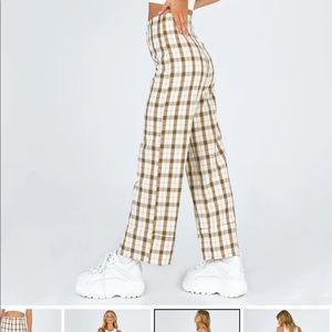 Princess Polly Plaid Pants